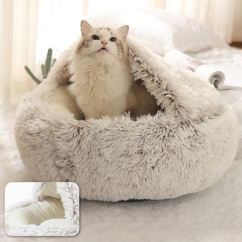Soft Plush Round Cat Cove