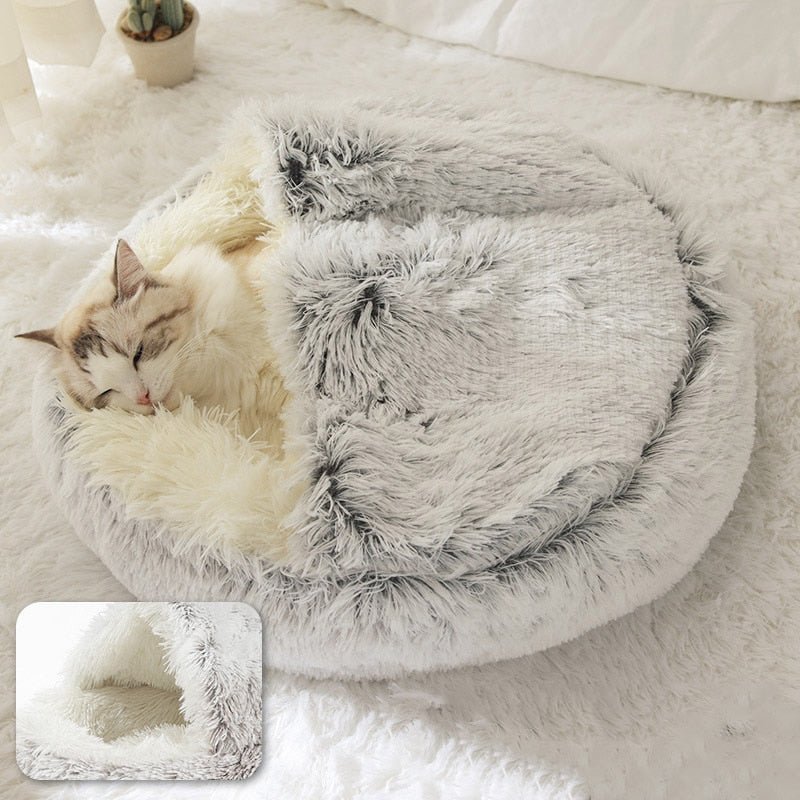 Soft Plush Round Cat Cove