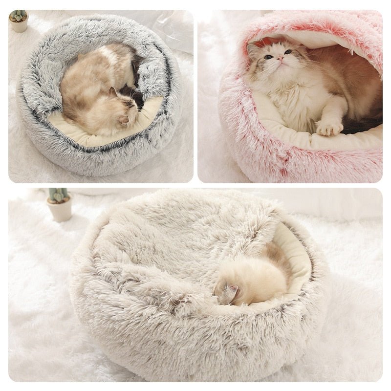 Soft Plush Round Cat Cove