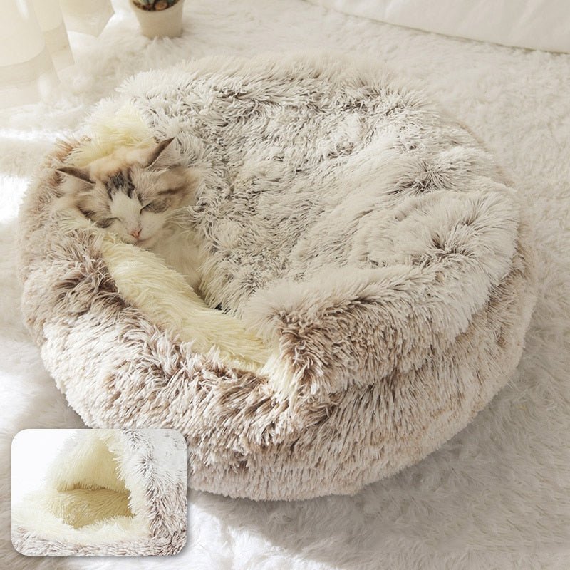 Soft Plush Round Cat Cove