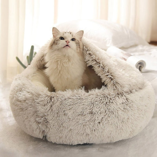 Soft Plush Round Cat Cove