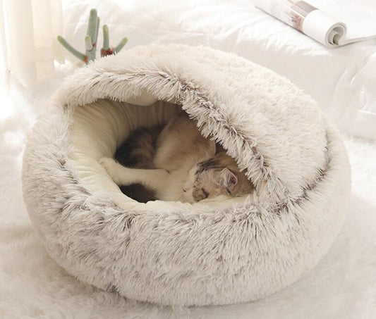 Soft Plush Round Cat Cove