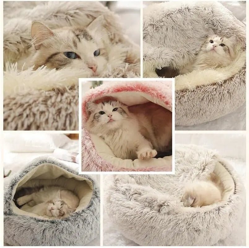Soft Plush Round Cat Cove