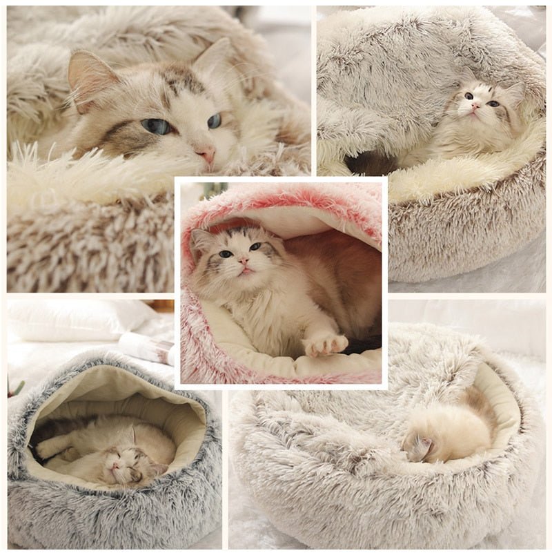 Soft Plush Round Cat Cove
