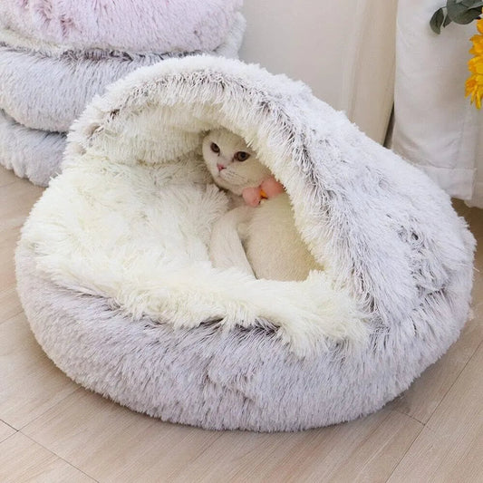Soft Plush Round Cat Cove