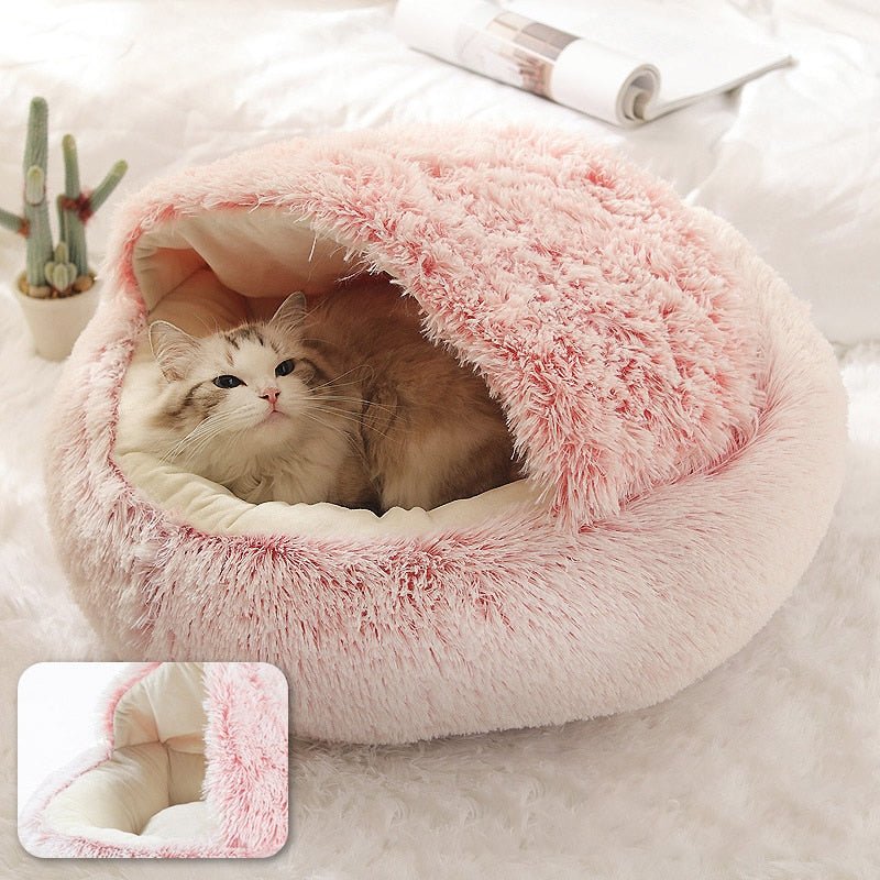 Soft Plush Round Cat Cove