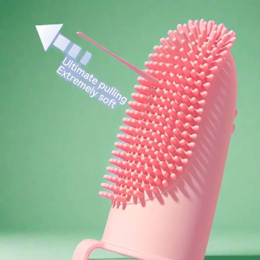 Soft Two-Finger Pet Toothbrush