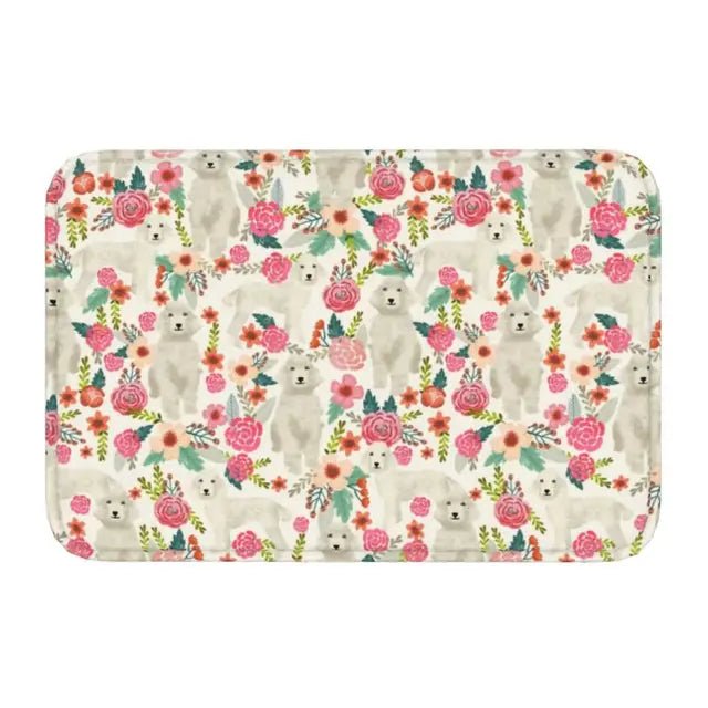 Starry Night Poodle Anti-Slip Doormat
