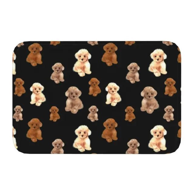 Starry Night Poodle Anti-Slip Doormat