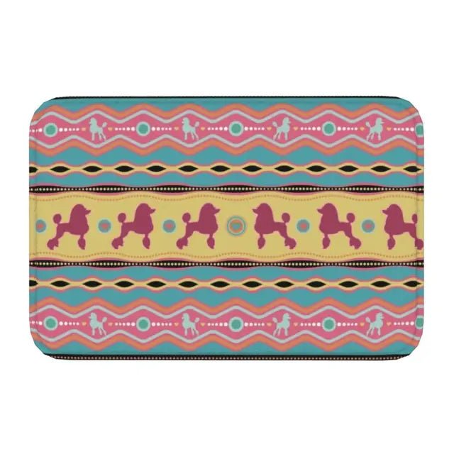 Starry Night Poodle Anti-Slip Doormat