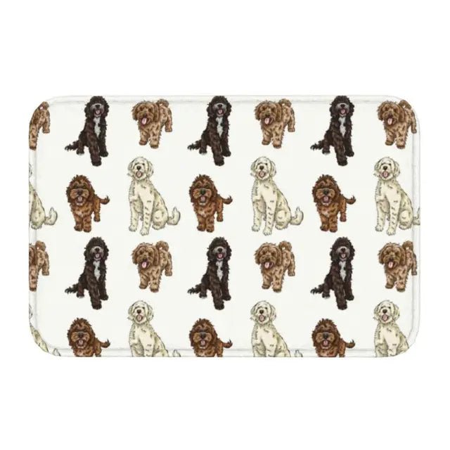Starry Night Poodle Anti-Slip Doormat