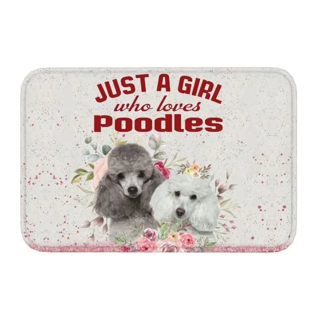 Starry Night Poodle Anti-Slip Doormat