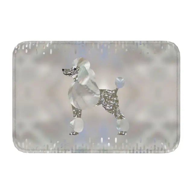 Starry Night Poodle Anti-Slip Doormat