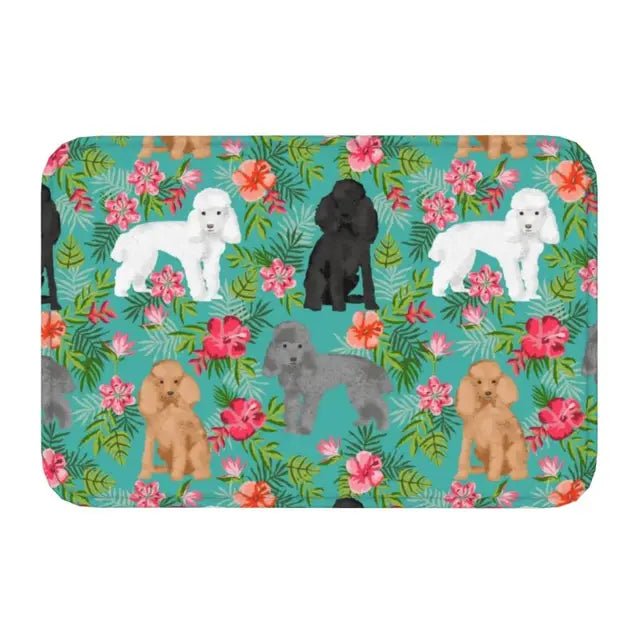 Starry Night Poodle Anti-Slip Doormat