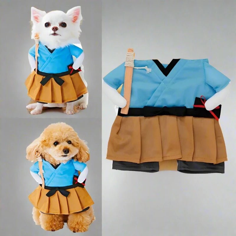 Sumurai Cat & Dog Costume