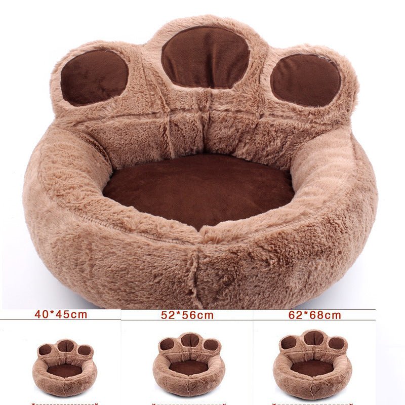 Teddy Paw Nest Winter Washable Deep Sleep Mattress