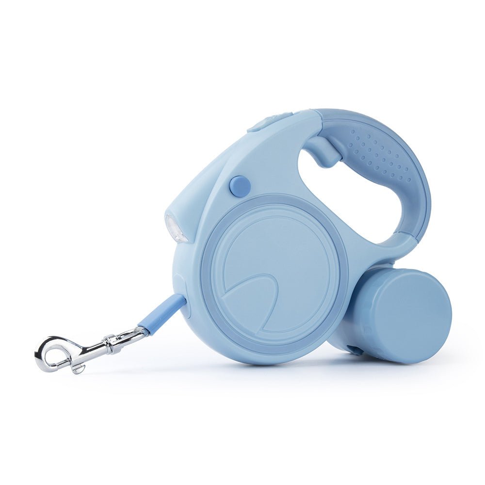 Telescopic Automatic Traction Rope and Flashlight