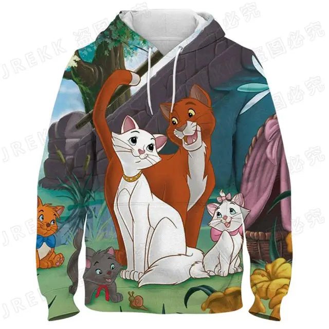 The Aristocats Harajuku Marie 3D Printed Hoodie