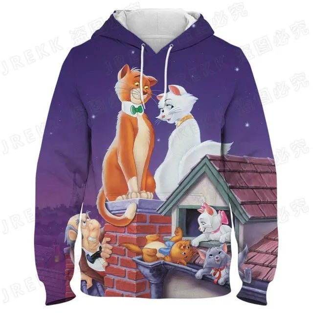 The Aristocats Harajuku Marie 3D Printed Hoodie