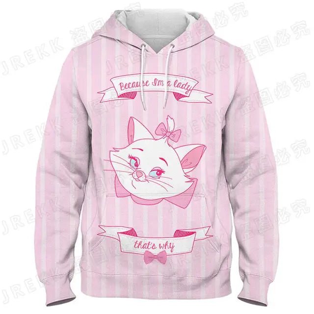 The Aristocats Harajuku Marie 3D Printed Hoodie
