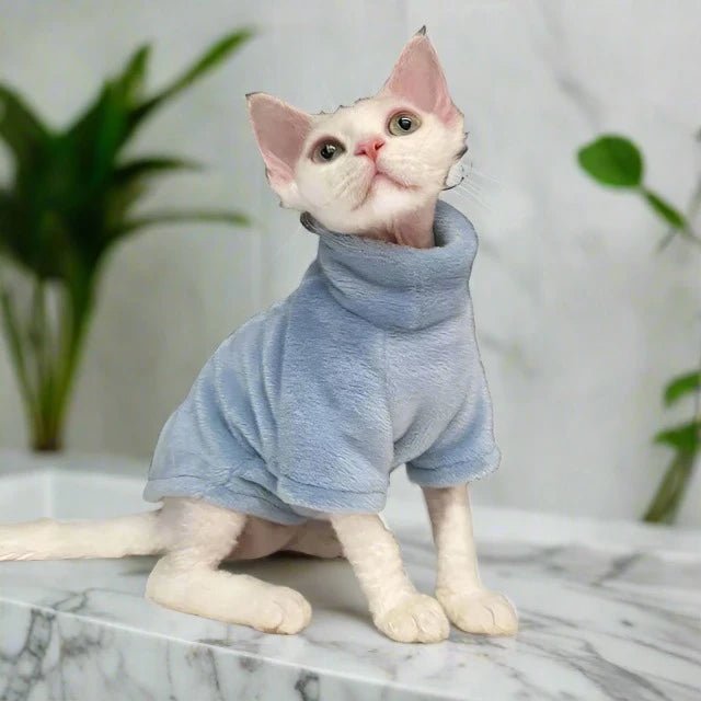 Turtleneck Cat Sweater for All Cats (Sphynx, Maine-Coon, Tabbies)