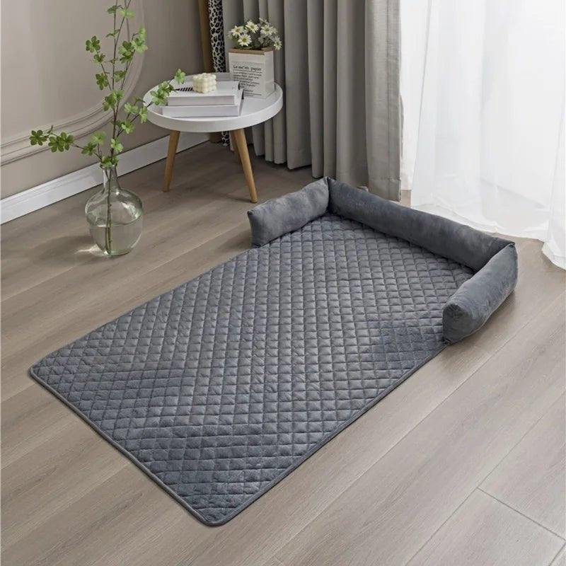 Velvet Quilted Sofa Blanket Bed and Couch Protector