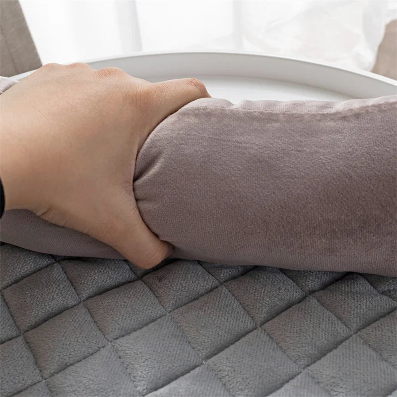 Velvet Quilted Sofa Blanket Bed and Couch Protector