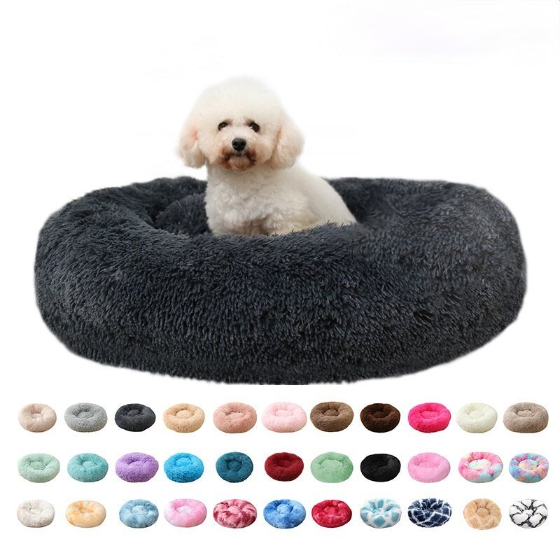 Warm Softie Donut Plush Bed