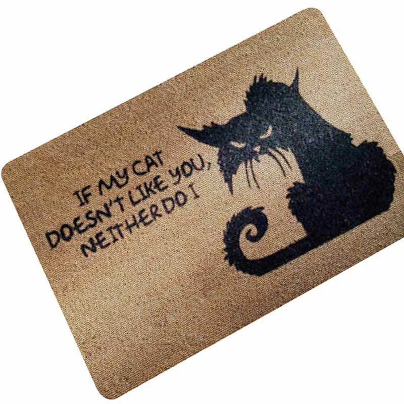 Welcome Cats Entrance Absorbent Anti-Slip Mats