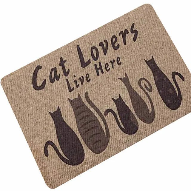 Welcome Cats Entrance Absorbent Anti-Slip Mats