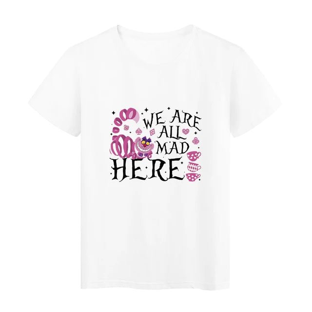 We're All Made Here Cheshire Cat Y2k Fashion T-Shirt