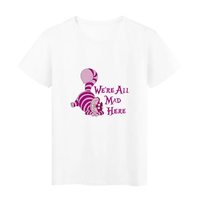 We're All Made Here Cheshire Cat Y2k Fashion T-Shirt