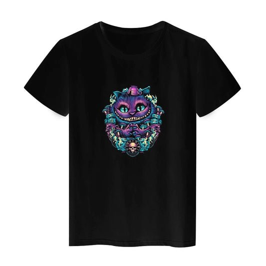 We're All Made Here Cheshire Cat Y2k Fashion T-Shirt