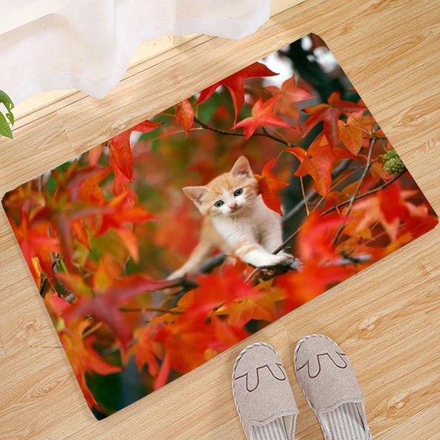 Wipe Your Paws Welcome Mat Soft Non-Slip 3D Decor Print