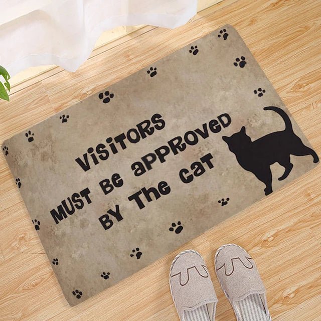Wipe Your Paws Welcome Mat Soft Non-Slip 3D Decor Print